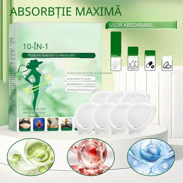 Plasturi Nano Moringa 10-în-1  – Susțin Remodelarea Siluetei și Îngrijirea Corpului